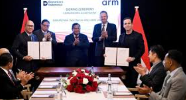 Prabowo Saksikan Kemitraan Danantara dan Arm Semiaonduktor